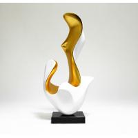 Quality Stoving Varnish Modern Art Statue Simple White Cast Resin Sculpture Interior for sale