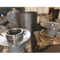 Quality Split Half Alloy Steel Drum Sleeves With Lebus Grooving For Electirc Winch for sale