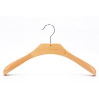China Betterall Natural Finish Extra-Wide Shoulder Wood Coat Hanger factory