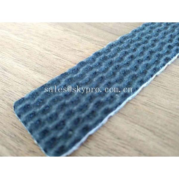 Quality Low Noise PVC PU Conveyor Belt With Fabric Fire Resistant Rubber , Customized Colors for sale