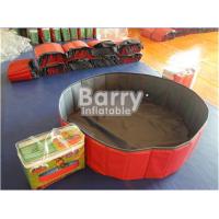 China Red Foldable Dog Pet Swimming Pool Customized Size 3 Years Warranty factory
