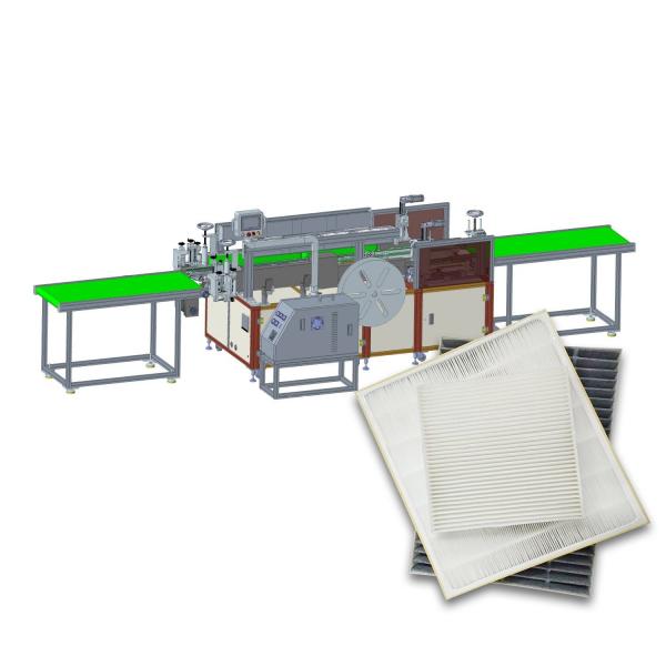 Quality 500mm HVAC Filter Making Machine 10KW Purifier Air Filter Production for sale