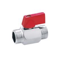 Quality 1/2" 3/8" 1/4 Brass Ball Valve Chrome Plated With Aluminium Handle for sale
