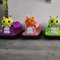 China Hansel  children swing car battery bumper car with coin operated for indoor playgroiund factory