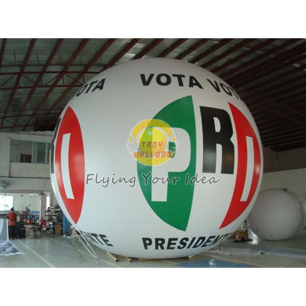 Quality Total digital printed 7m inflatable Giant Advertising helium sphere Balloon for for sale
