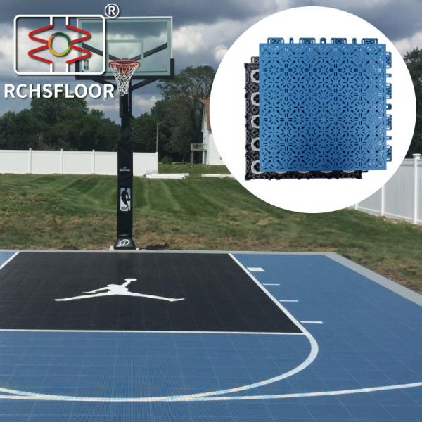 Quality Eco Friendly Outdoor PP Tiles For Basketball Court CE RoSH for sale
