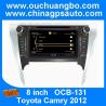 China Ouchuangbo S100 Toyota Camry 2012 tape recorder dvd gps with 1G CPU cancan bus multimedia player OCB-131 factory