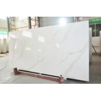 China High Hardness Antifouling White Calacatta Quartz Kitchen Countertop Stone factory