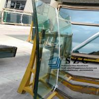 China Curved tempered laminated toughened bend glass 11.52mm 13.52mm 17.52mm 21.52mm 25.52mm factory