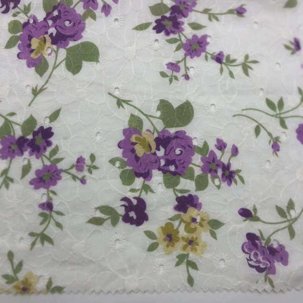 Quality Fashionable Printed Cotton Embroidery Cloth M04-LK023 for sale