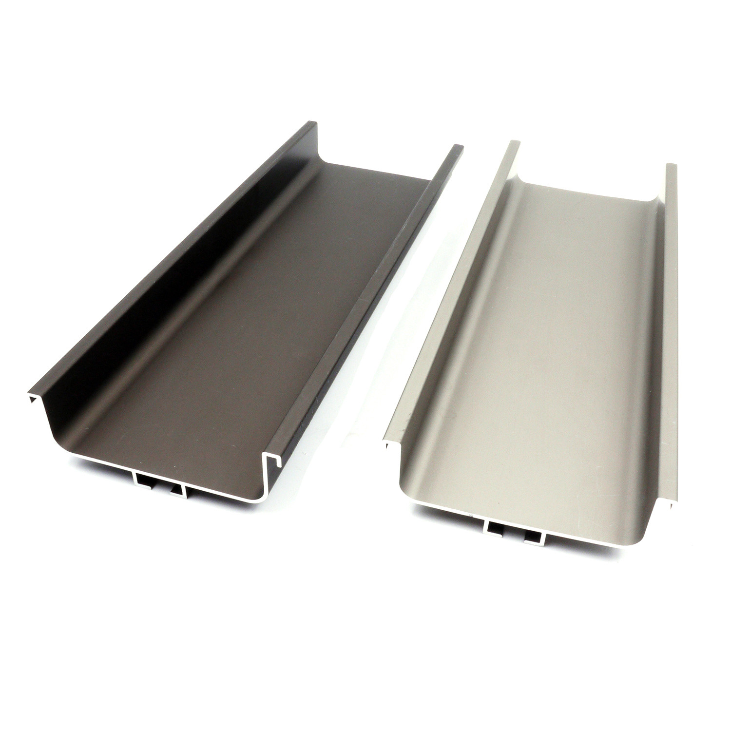 China 6.8 Meters Length Extrusion Aluminium Gola Profile For Kitchen Handle factory