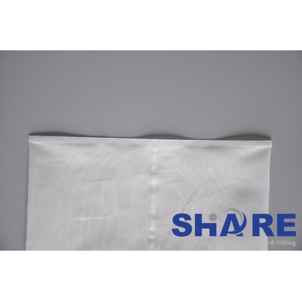 Quality White Ultrasonic Welded Nylon Mesh Filter Bags For Industrial Filtration for sale