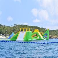 China Giant Inflatable Aqua Park Sports Equipment / Inflatable Water Park Games For Sea factory