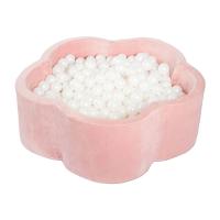 China Flower Shaped Toddlers Foam Ball Pits With Soft Washable Cover factory