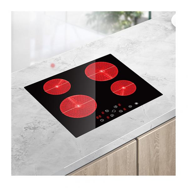 Quality High Performance 4 Plate Touch Stove , Hidden Induction Stove Top 6000W for sale