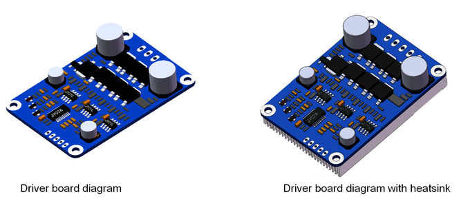 12-36V Brushless DC Motor Driver For 3 - Phase Sensorless DC Motor -20 - 85℃