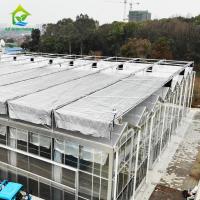 Quality Automatic Control Intelligent Agricultural Glass Greenhouse With Shading System for sale