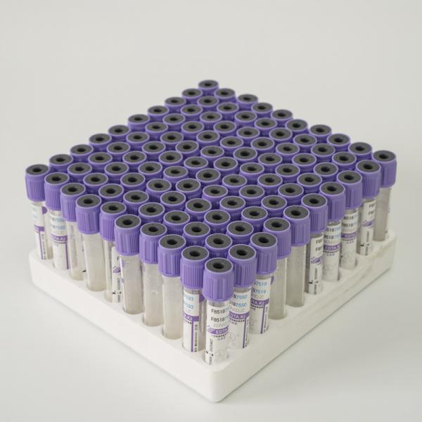 Quality Glass Vacuum 2ml EDTA Tube Edta K3 Vacutainer Tube In Clinical Hematology for sale