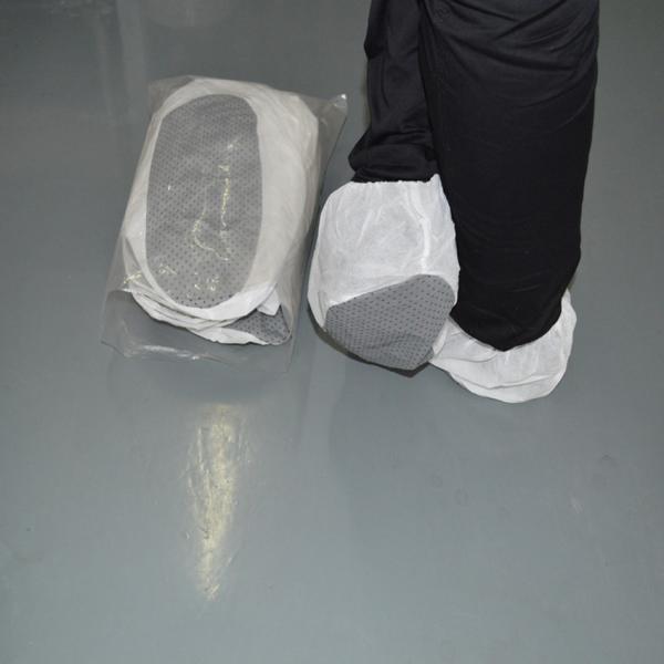 Quality Non Woven Disposable Shoe Cover Anti Dust Black For Hospital for sale