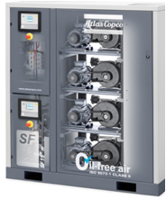 22kw Atlas Copco Water Injected Screw Compressors AQ 22 VSD Oil Free 2