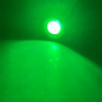 China 27W Drain Plug Green RGB Led Marine Underwater Lights 316L Stainless Steel for sale