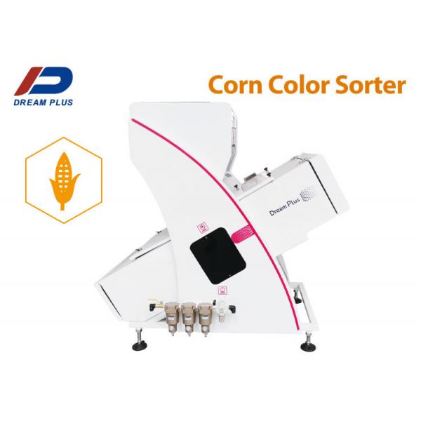 Quality High Accuracy Corn Color Sorter Machine With High Frequency Ejectors for sale
