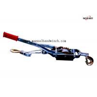 China Singe Gear Double Hooks Small Easy Operation Hand Winch Cable Puller , Four Ton Hand Winch Puller factory