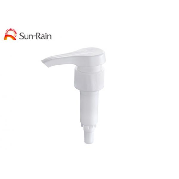 Quality White Plastic Lotion Dispenser Pump 28mm 33mm Liquid Big Dosage 4cc 5cc for sale