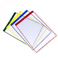 China Transparent PVC Wall Mounted Document Holder Magnetic Pocket Folders PH01 Dustproof factory