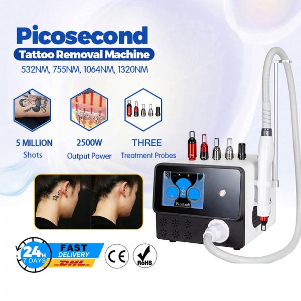 Quality 4 Wave Picosecond Laser Pigmentation Removal Machine For All Colors Tattoo for sale