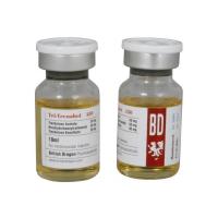 China British Dragon tren Acetate 100mg Glass Vial Labels , Medicine Bottle Label factory