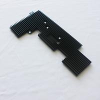 china Black Anodized Large Aluminum Profile Heat Sink Black ODM Practical