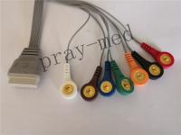 China Edan SE-2003 / SE-2012 7lead / 10lead holter recorder ecg cable and leads factory