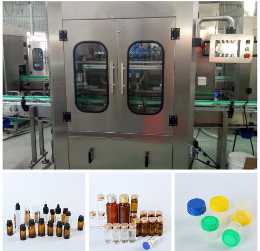 Quality Small High Efficiency Pharmaceutical Liquid Filling Machines PLC  Control for sale