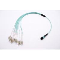 Quality Multimode OM3/OM4 8/12/24 core mtp mpo fiber breakout cable,MPO MTP female to for sale