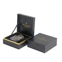 China Custom Luxury Paper Gift Box For Perfume With Gold Stamping Logo factory