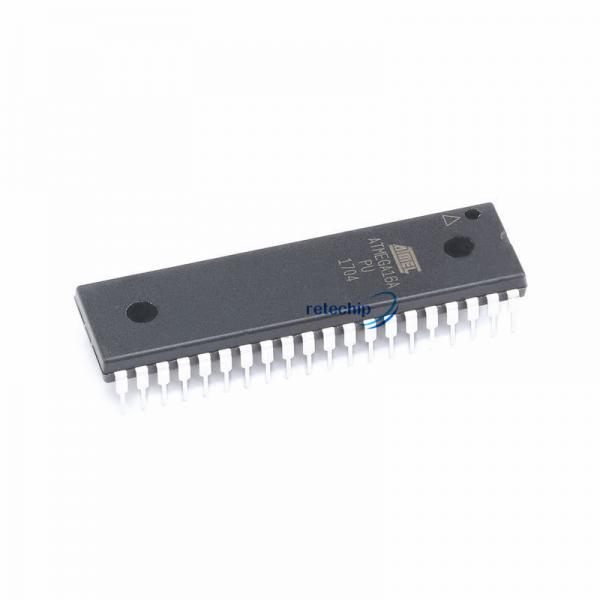 Quality ATMEGA16A-PU Programmable Microcontroller Chips 8bit 16kb Flash 2.7v - 5.5v 40dip for sale
