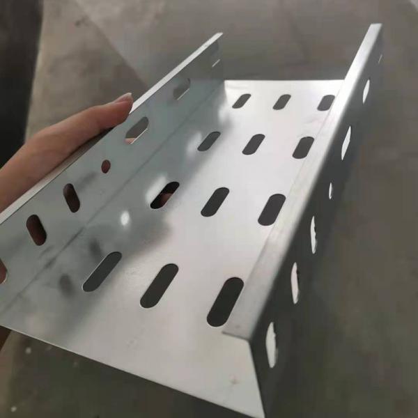 Quality 200kg/M Aluminium Cable Tray Customized Width Bolt On Installation for sale