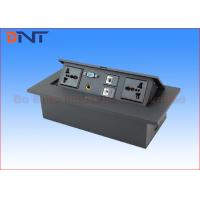 China 0.7cm Office Desktop Pop Up Power Plug With VGA / RJ45 / Power Outlet factory