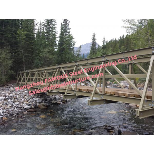Quality Portable Bailey Truss Bridge Portable Metal Rural Flood Disaster Damaged Repair for sale