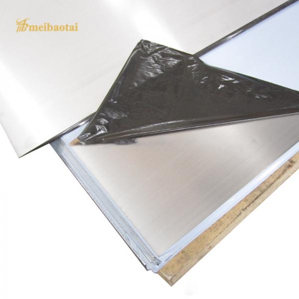 Quality Cold Rolled 430 410 Stainless Steel Plate 2B BA NO.4 Mirror Poilsh for sale