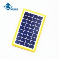 China 9V 3W solar panel photovoltaic ZW-3W-9V-1 Glass Laminated Solar Panel for portable solar charger factory