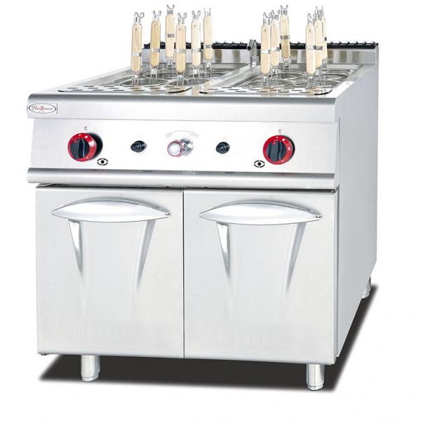 Quality Gas Pasta Cooker With Cabinet Western Noodle Fast Cooking Kitchen Equipment for sale