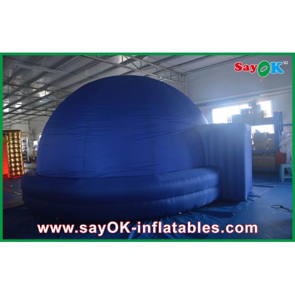 Quality Dia 5m Blue Inflatable Planetarium Dome Tent Watching Movie Use for sale
