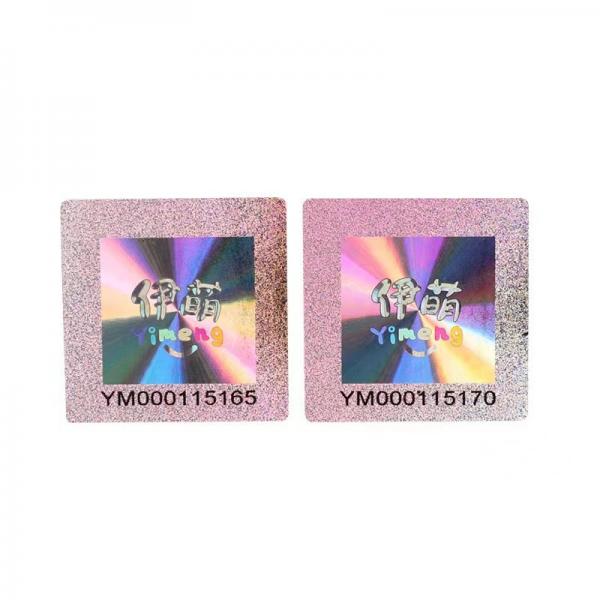 Quality 3d Anti Counterfeit Stickers Hologram Anti Counterfeiting Security Labels Tamper Evident for sale