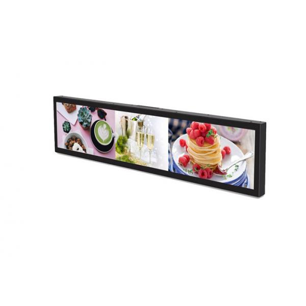 Quality Narrow Bezel 35.5'' Ultra Wide Lcd Display LCD Advertising Video Player For for sale