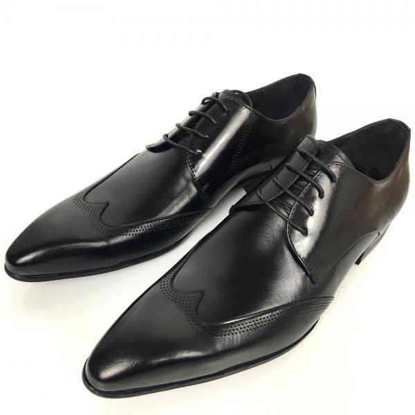 Quality Europe Size 39 - 47 Men'S Wedding Dress Shoes / Leather Lace Up Brogue Shoes for sale