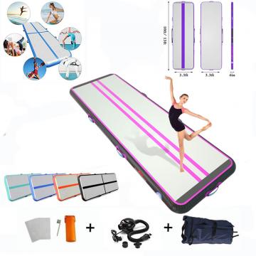 Quality DWF 1.2mm Plato Inflatable Gymnastics Air Track Tumbling Gym Mat for sale