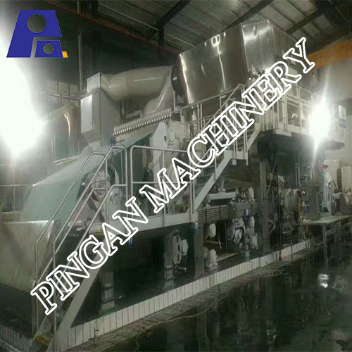 Quality Capacity 20T/D Facial Tissue Paper Machine Hydraulic Headbox Type for sale