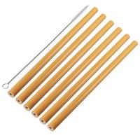 Quality Biodegradable Bamboo Natural Drinking Straws For Coffee Cold Drinking for sale